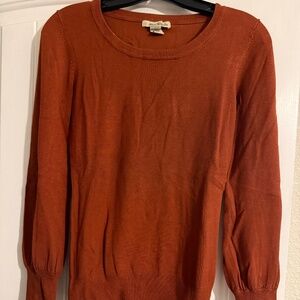 Rust sweater